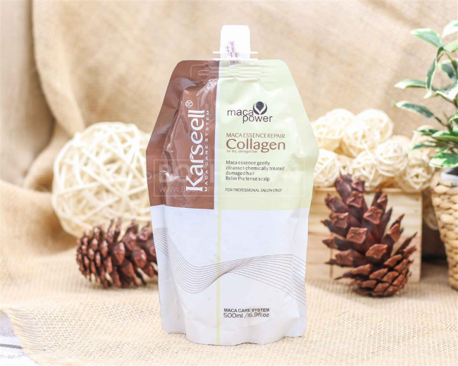 kem ủ tóc tốt phục hồi hư tổn Collagen Karseell Maca 