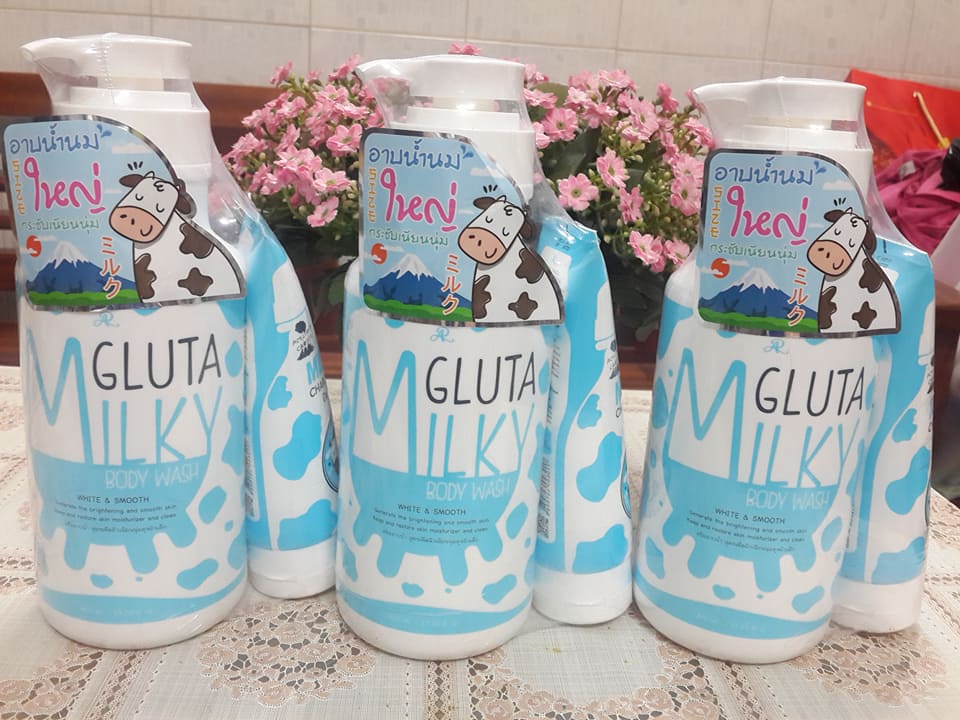 Sữa tắm trắng da Milky Gluta