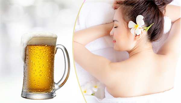 how to whiten skin with beer
