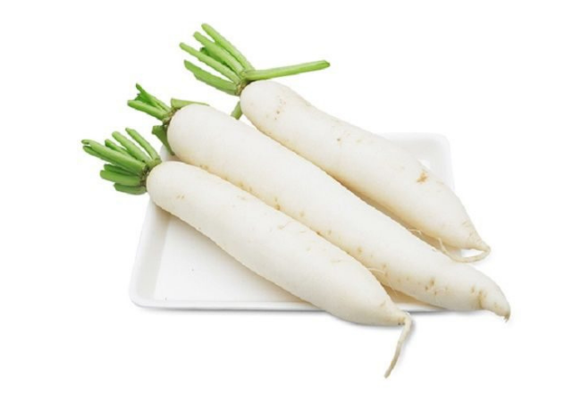 Củ cải trắng là một trong những loại thực phẩm trị nám hiệu quả.